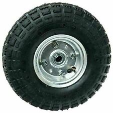 Roue gonflable diable chariot 260x85 alesage 20mm (3.00-4) Moyeu 54 axe déporté