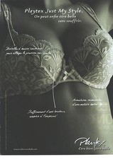 ADVERTISING 2008 PLAYTEX, bra "just my style"