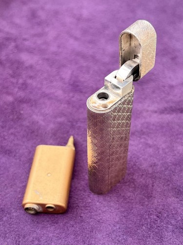 Briquet gaz cartier argent - gaz,