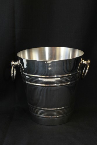 Seau champagne métal - champagne, en