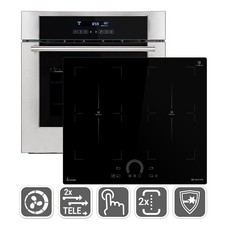 Four encastré Capteur tactile Plaque de cuisson 59cm Timer Frameless KKT KOLBE