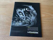 Catalogue URWERK - Anglais 2012 - Montres Suisses Pour Collectionneurs