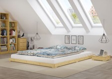 Lit futon en bois très bas