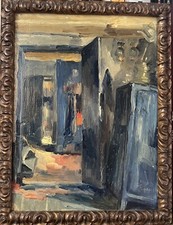 Gérard Roosen (1869-1935) - Interieur, 1919 atelier tableau belge