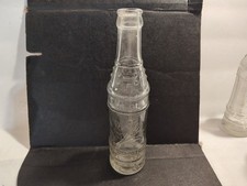 MILDE RARE Art Deco 7 oz. Coca-Cola Floral Embossed Bottle NO PLACE NAME