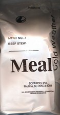 PORT OFFERT Rare Ration combat USA MRE ARTIC   MENU 7 RAGOUT DE BOEUF Emb. 2024