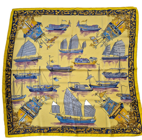 Foulard carré hermès jonques - foulard,