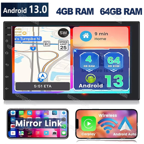 Din carplay car stereo - 7'',