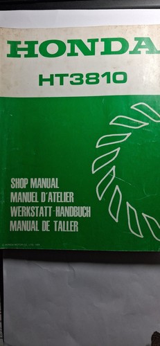 Manuel atelier tondeuse - d'atelier,