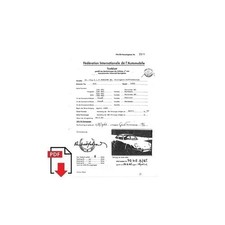 1965 Porsche 912 Testblatt