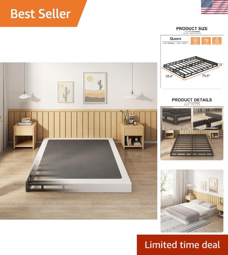 Sturdy queen size - box, spring