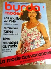 MAGAZINE BURDA VINTAGE ROBE