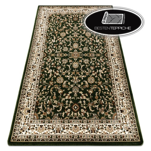 Tapis classique foncé vert - foncé,