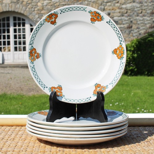 Ensemble assiettes plates - de, 6