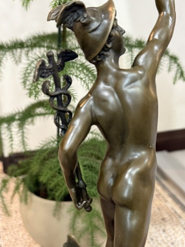 Bronze mercury sculpture - bronze,