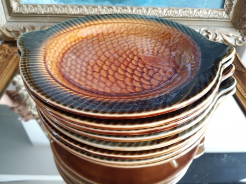 Assiettes poisson style - 8,