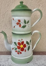 CAFETIÈRE ANCIENNE EN TÔLE