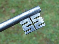 13,7cm Ancienne Clé Creuse en