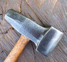 MONSTER 1 3/4" BLACKSMITH TOP "FULLER" CREASING HAMMER ANVIL FORGE KNIFE VINTAGE