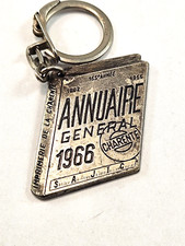 KEYCHAIN - GENERAL DIRECTORY CHARENTE Imprimeries Angoulême Newspapers 1960s