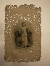 Image pieuse canivet dentelle je suis la voie la verité le vie bouasse 777C