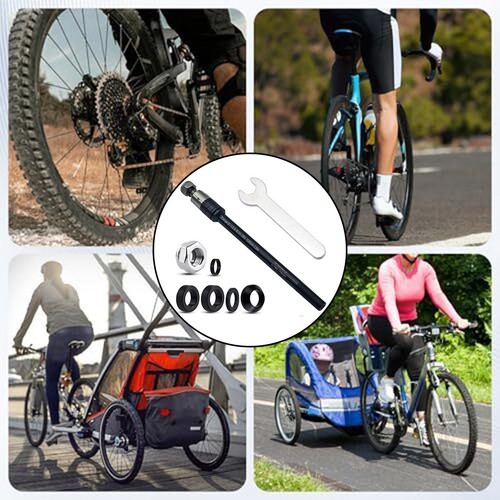Axe attelage remorque vélo - remorque,