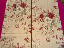 Tissu ameublement coton fleurs