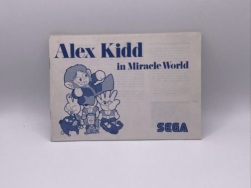Notice manual sega master - notice,
