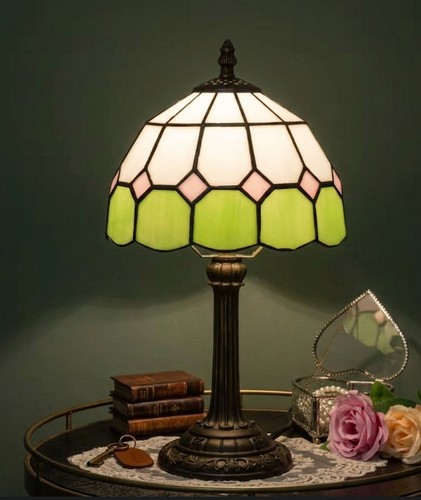 Lampe style tiffany artisanale - style,