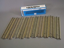 LQ1338 MARKLIN 5106 Train Ho 1/87 1:87 Boite 10 rails droits avec ballast