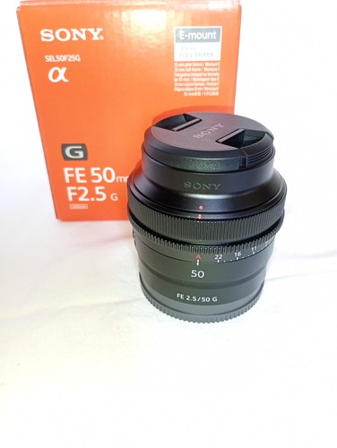 Objectif sony 5 g - fe, 2,5