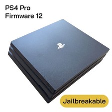 PS4 PlayStation 4 Pro Console Low Firmware 12.00 with JB Disc - Good Condition!