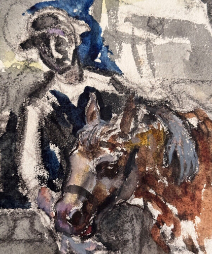 Jean terles painting study - jean,