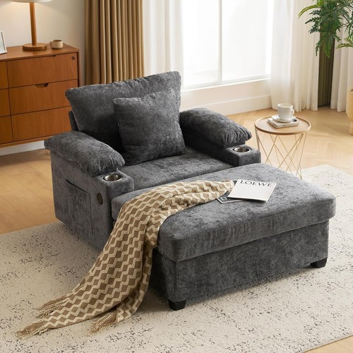 Oversized chaise lounge - chaise,