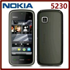 Nokia 5230 - Black white (Unlocked) WCDMA 3G FM Bluetooth Smartphone
