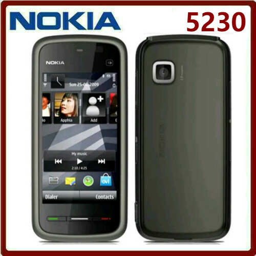 Nokia 5230 black white - nokia,