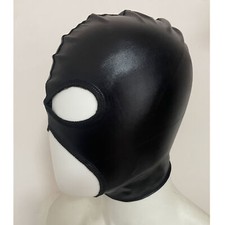 Masque cuir bouche ouverte