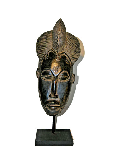 Masque africain baoulé - masque,