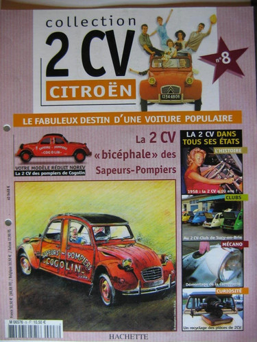 Fascicule citroën 2cv 8 - fascicule, 2cv.