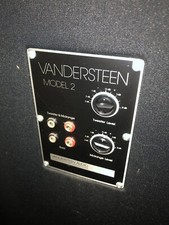 Vandersteen 2 in Excellent Plus Condition