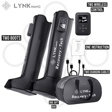 2 Cordless FULL Leg Compression Massager Circulation & Pain Relief, Rechargeable
