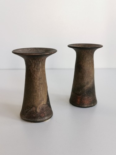 Bougeoirs grès émaillé