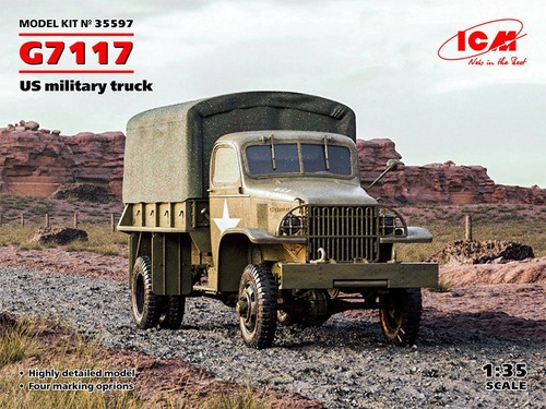 Icm chevrolet g7117 wwii - chevrolet,