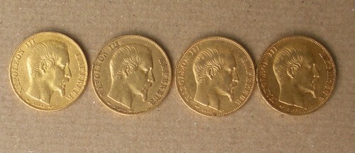 Pieces francs napoleon - francs,
