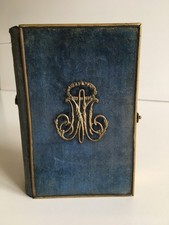 PAROISSIEN ROMAIN reliure velours au fer C. DETOUCHE Cornillac c.1867 à fermoir