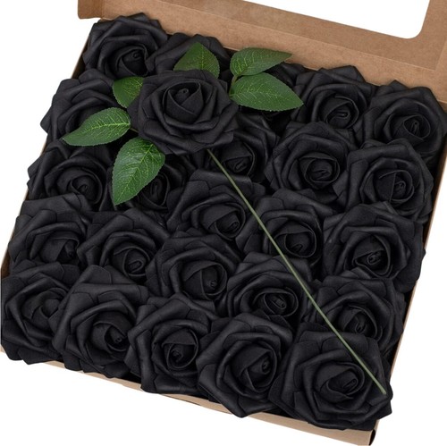 Bouquet roses noires - noires,, lot