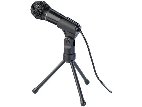 Microphone avec support