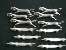 12 porte couteaux métal