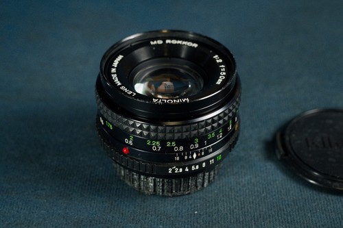 Objectif minolta 50mm f2 - objectif, md