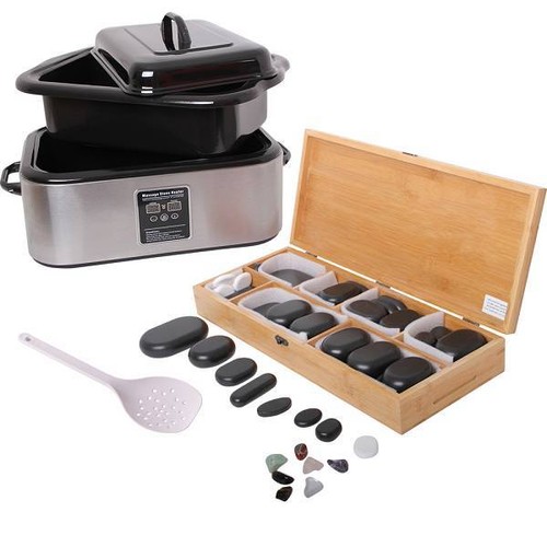 Kit massage grand - massage, pierres